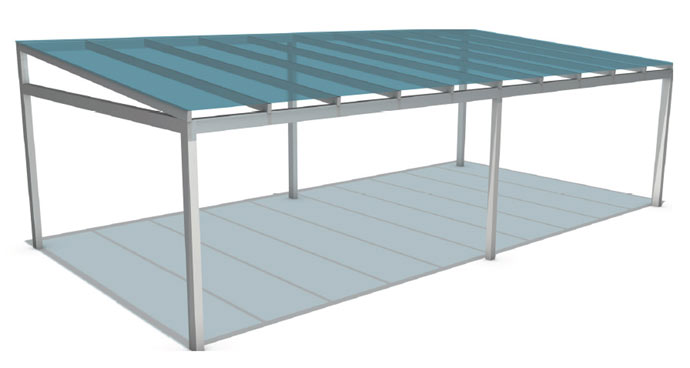 nadstrešek na terasi